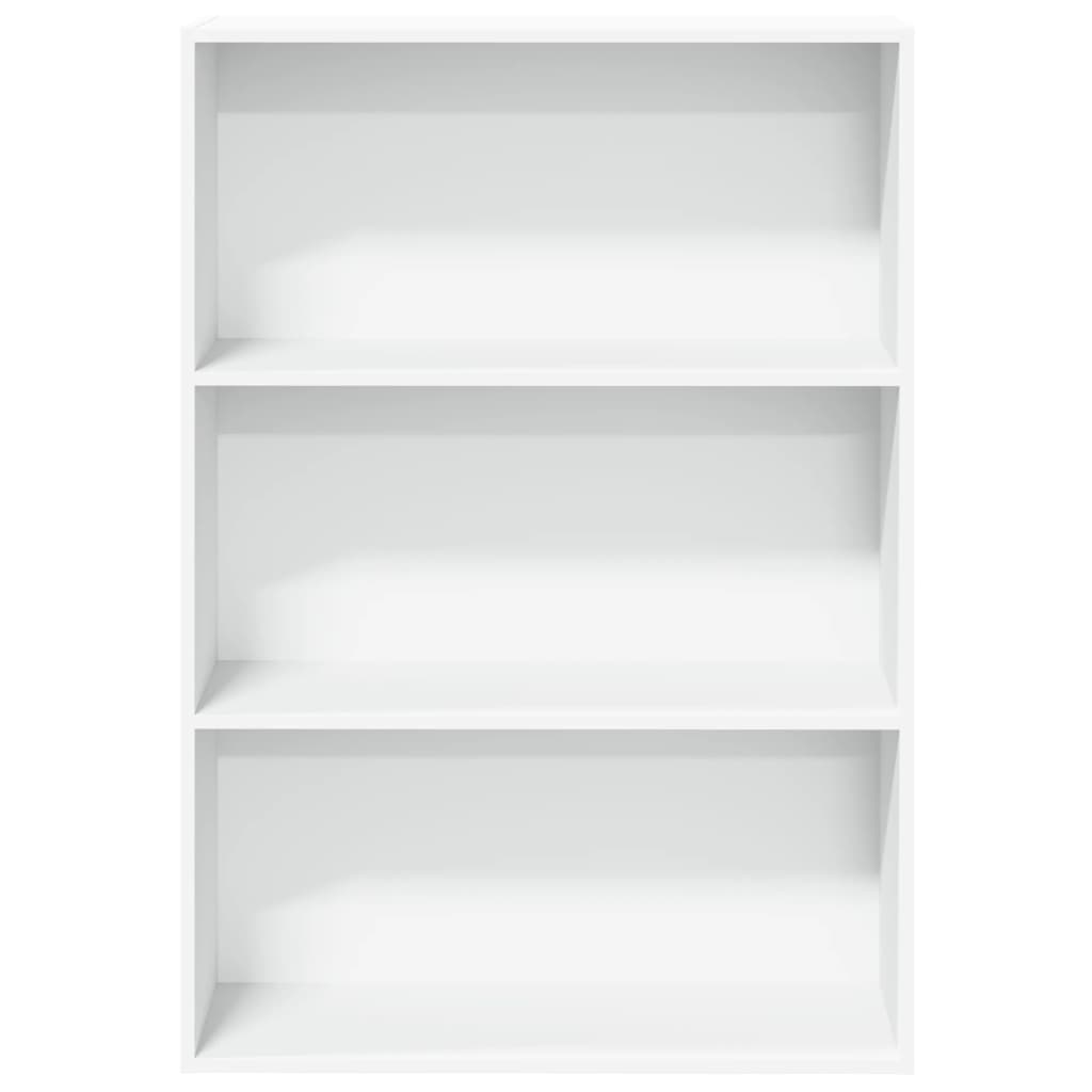 vidaXL Bücherregal Weiß 80x30x114 cm Holzwerkstoff