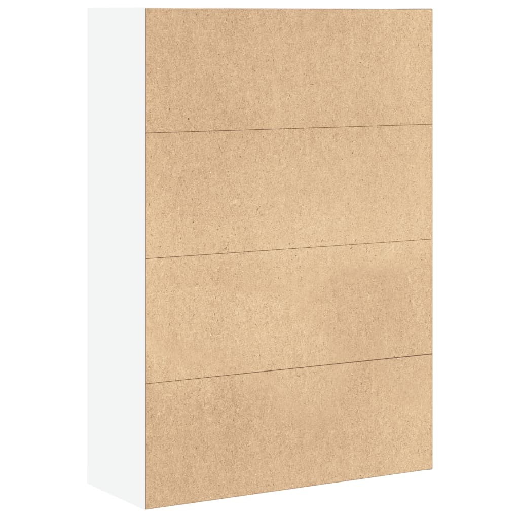 vidaXL Bücherregal Weiß 80x30x114 cm Holzwerkstoff