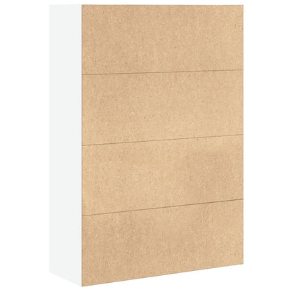 vidaXL Bücherregal Weiß 80x30x114 cm Holzwerkstoff