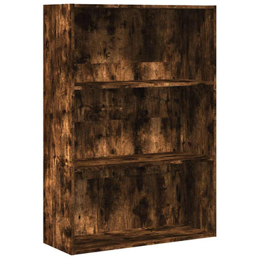 vidaXL Bücherregal Räuchereiche 80x30x114 cm Holzwerkstoff