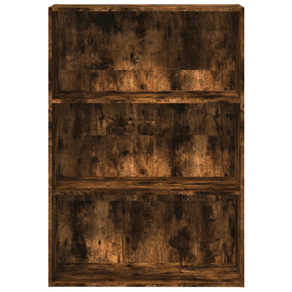 vidaXL Bücherregal Räuchereiche 80x30x114 cm Holzwerkstoff