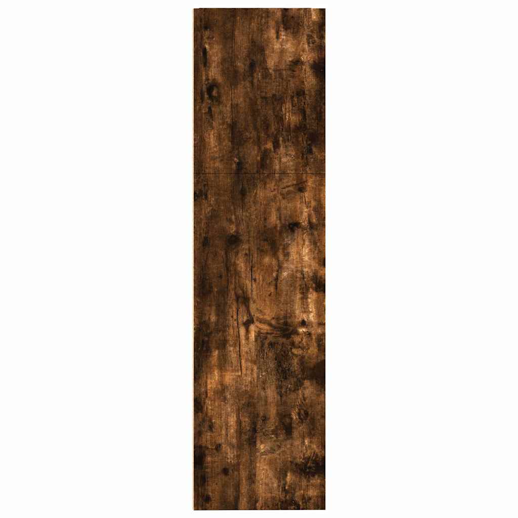 vidaXL Bücherregal Räuchereiche 80x30x114 cm Holzwerkstoff