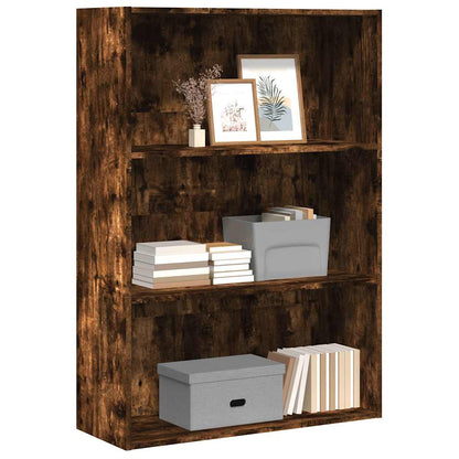 vidaXL Bücherregal Räuchereiche 80x30x114 cm Holzwerkstoff