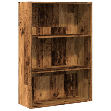 vidaXL Bibliothèque aspect bois de récupération 80x30x114 cm Bois d'ingénierie