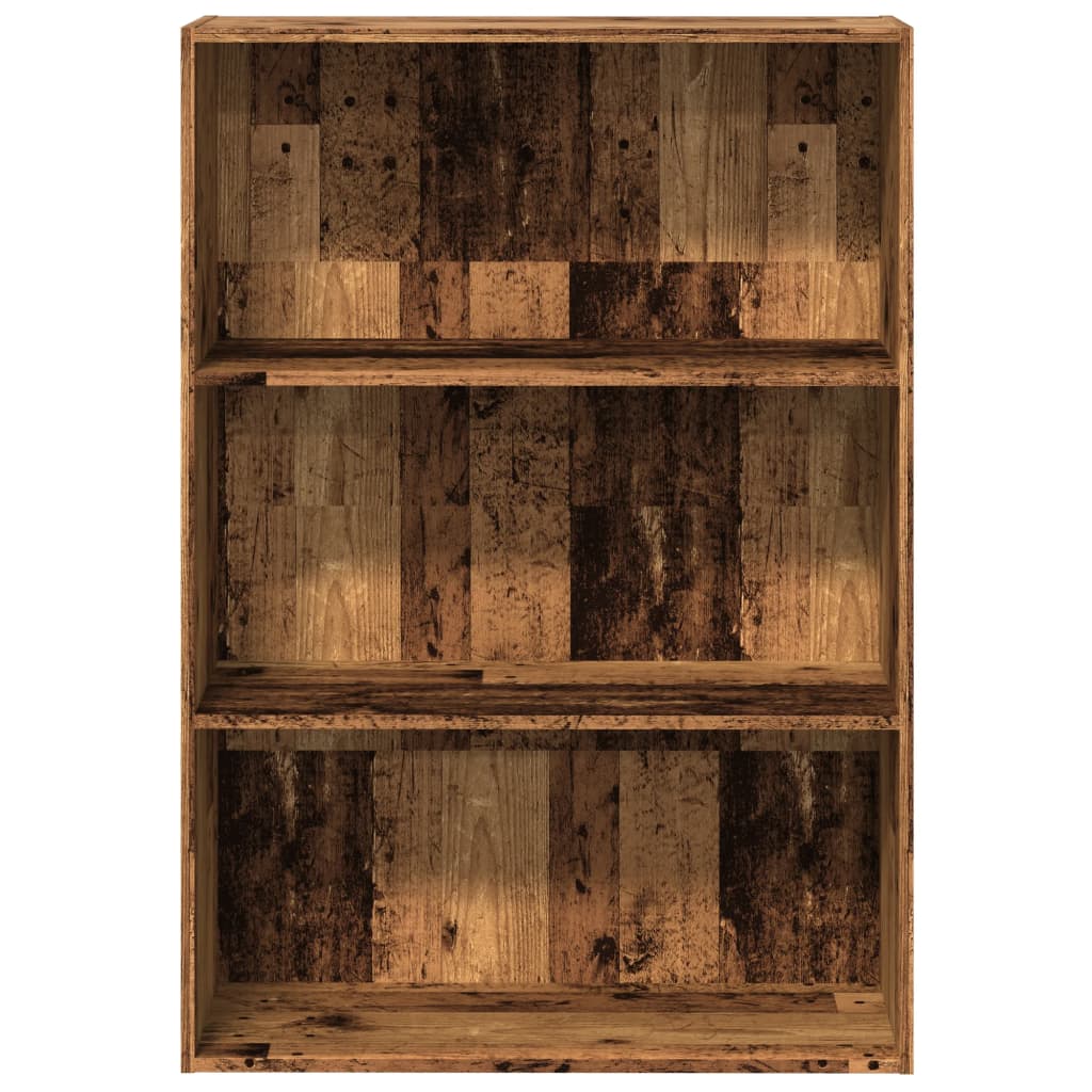 vidaXL Bibliothèque aspect bois de récupération 80x30x114 cm Bois d'ingénierie