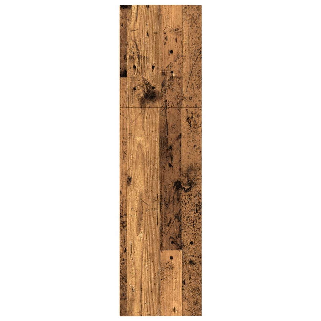 vidaXL Bibliothèque aspect bois de récupération 80x30x114 cm Bois d'ingénierie