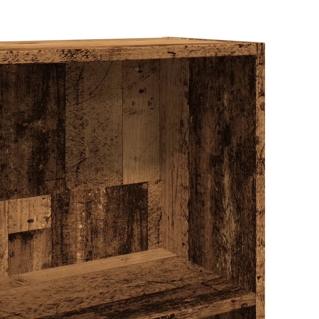 vidaXL Bibliothèque aspect bois de récupération 80x30x114 cm Bois d'ingénierie