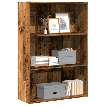 vidaXL Bibliothèque aspect bois de récupération 80x30x114 cm Bois d'ingénierie