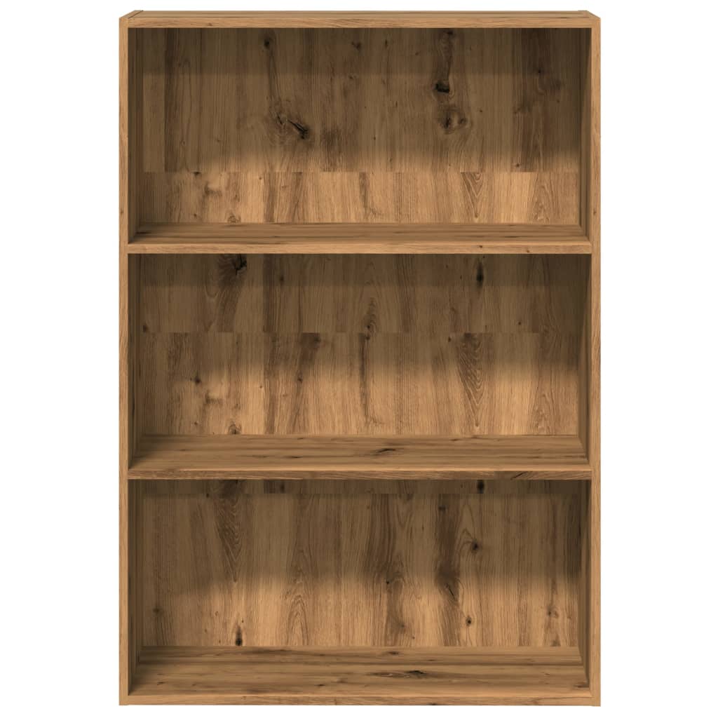 vidaXL Bücherregal Artisan-Eiche 80x30x114 cm Holzwerkstoff
