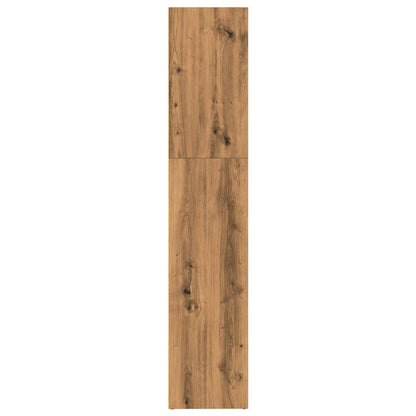 vidaXL Bücherregal Artisan-Eiche 80x30x152 cm Holzwerkstoff