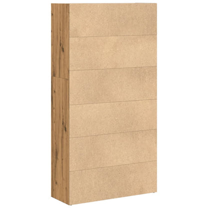 vidaXL Bücherregal Artisan-Eiche 80x30x152 cm Holzwerkstoff