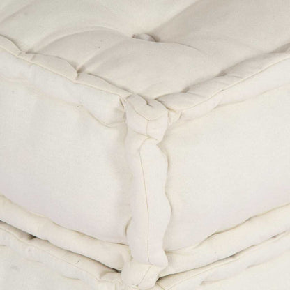 vidaXL Canapé modulaire 2 pcs Crème 140 x 70 x 36 cm Tissu