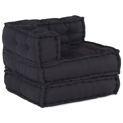 vidaXL Canapé modulaire 4 pcs Tissu Anthracite