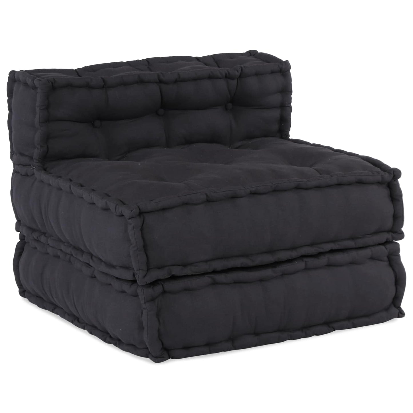 vidaXL Canapé modulaire 4 pcs Tissu anthracite