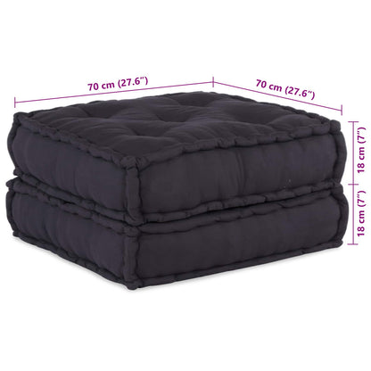 vidaXL Canapé modulaire 4 pcs Tissu anthracite