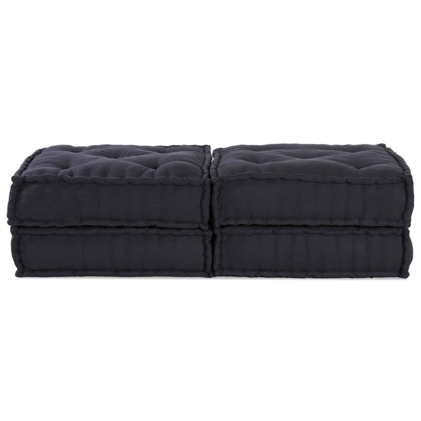 vidaXL Canapé modulaire 2 pcs Anthracite 140 x 70 x 36 cm Tissu
