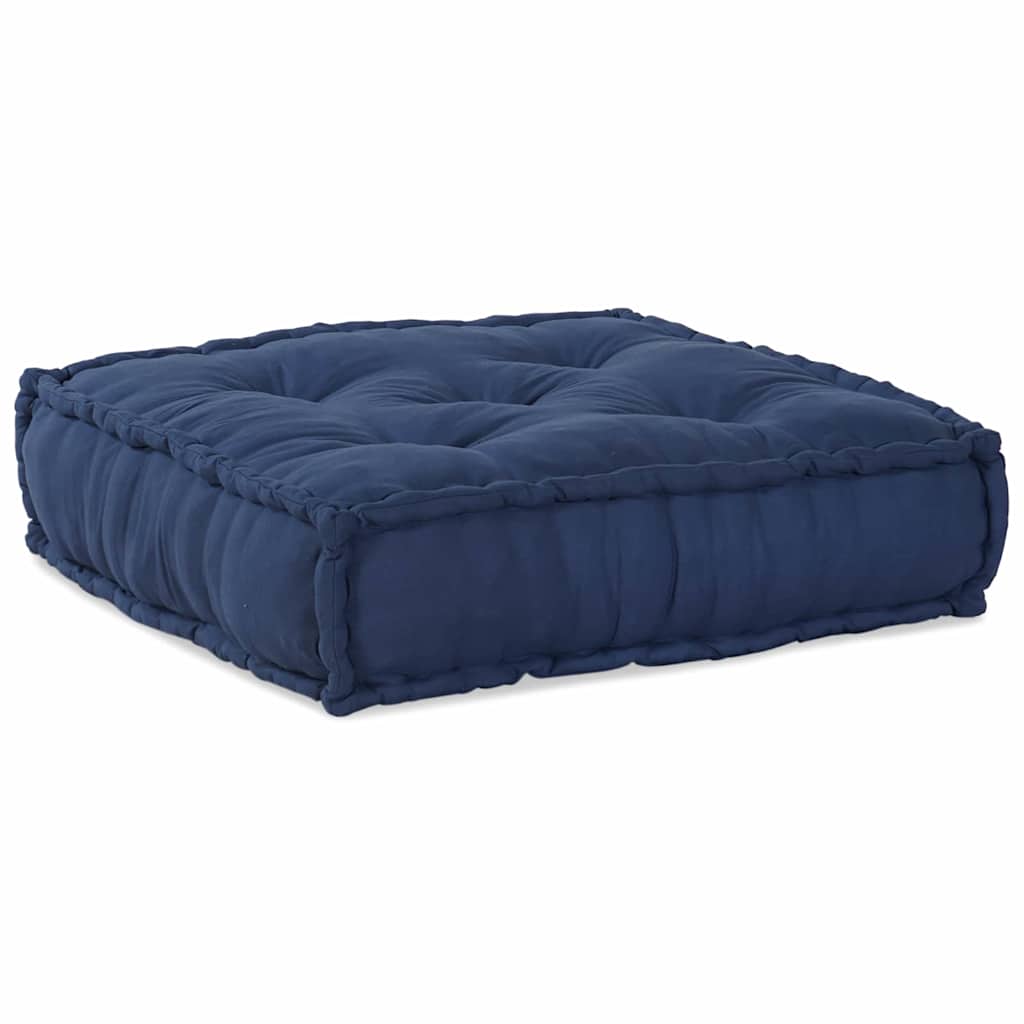 vidaXL Canapé modulable 4 pcs en tissu indigo