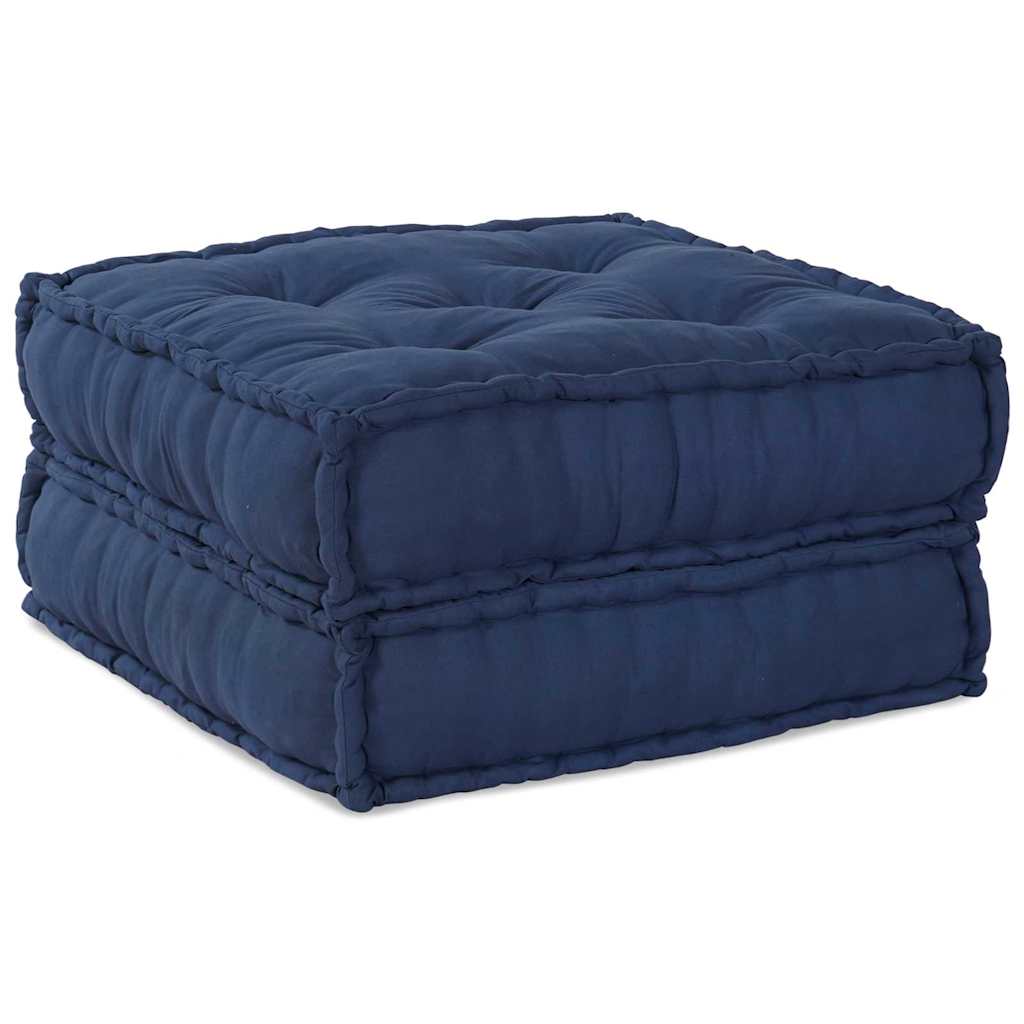 vidaXL Modulares Sofa 2 pcs Indigo 140 x 70 x 36 cm Stoff