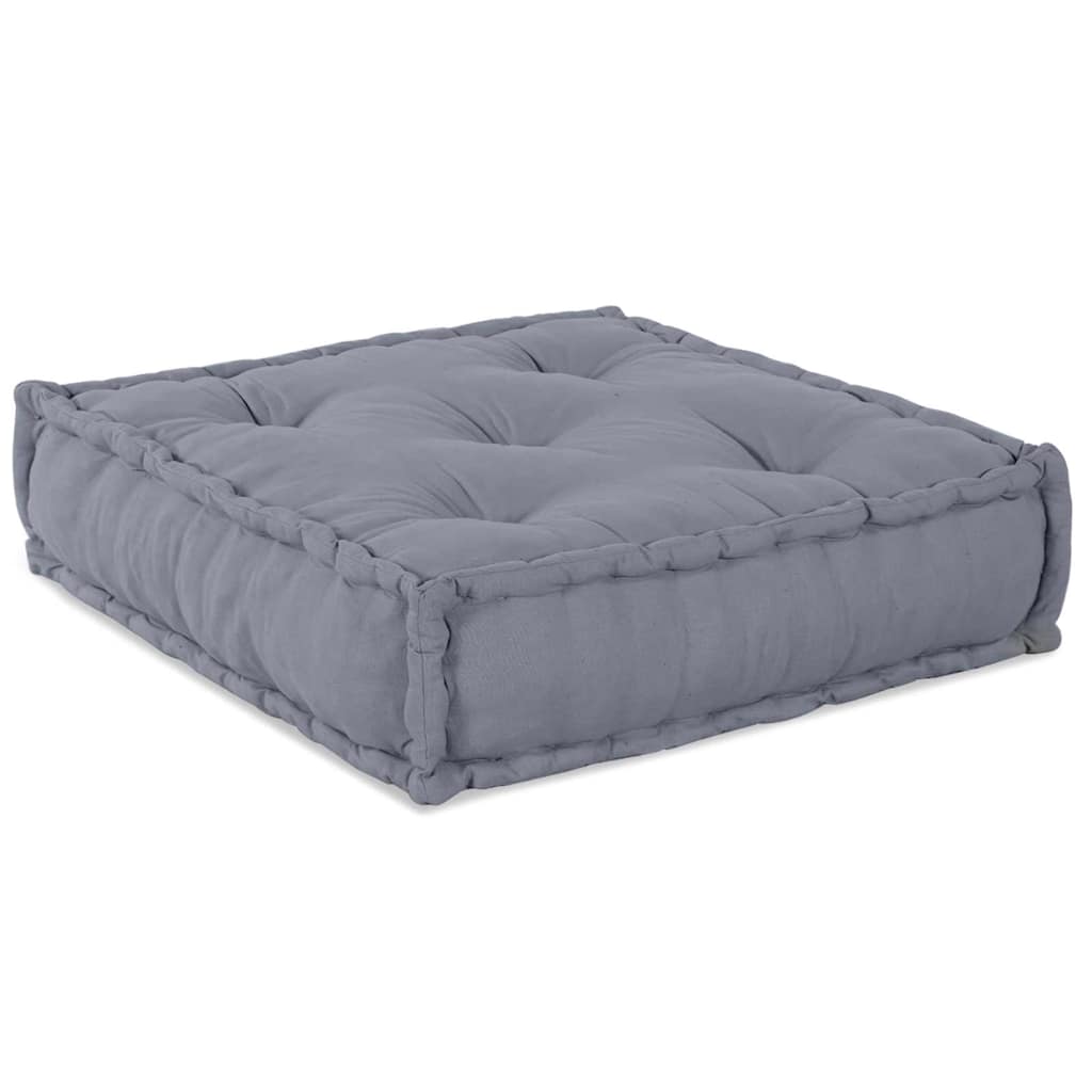 vidaXL Canapé modulaire 2 pcs Gris 140 x 70 x 56 cm Tissu