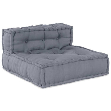 vidaXL Canapé modulaire 4 pcs Tissu Gris