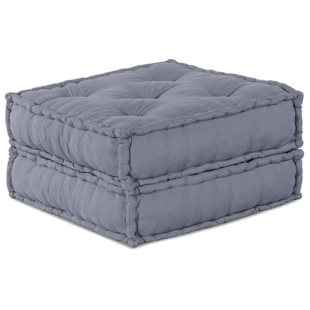vidaXL Canapé modulable 2 pcs Gris 140 x 70 x 36 cm Tissu