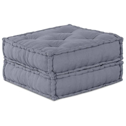vidaXL Canapé modulable 2 pcs Gris 140 x 70 x 36 cm Tissu