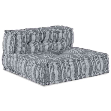 vidaXL Modulares Sofa 4 pcs Grau Druck Stoff