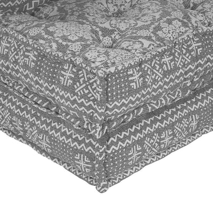 vidaXL Modulares Sofa 4 pcs Hellgrau Stoff