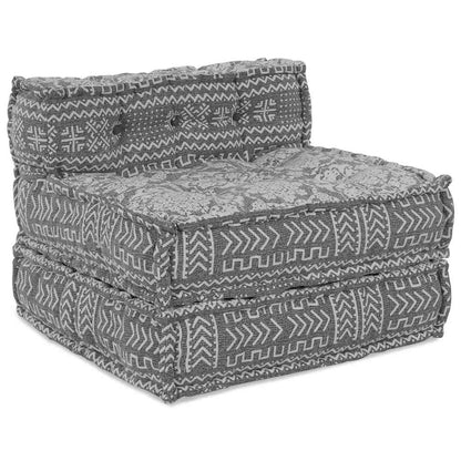 vidaXL Modulares Sofa 4 pcs Hellgrau Stoff