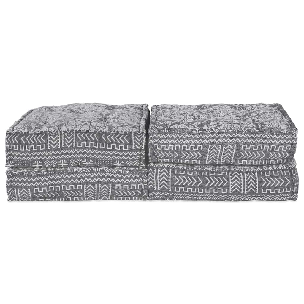vidaXL Modulares Sofa 2 pcs Hellgrau 140 x 70 x 36 cm Stoff