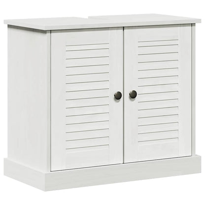 vidaXL Waschbeckenunterschrank VIGO Weiß und Antikweiß 68 x 34 x 59 cm