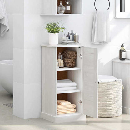 vidaXL Badezimmerschrank VIGO Weiß und Antikweiß 37,5 x 34 x 80 cm