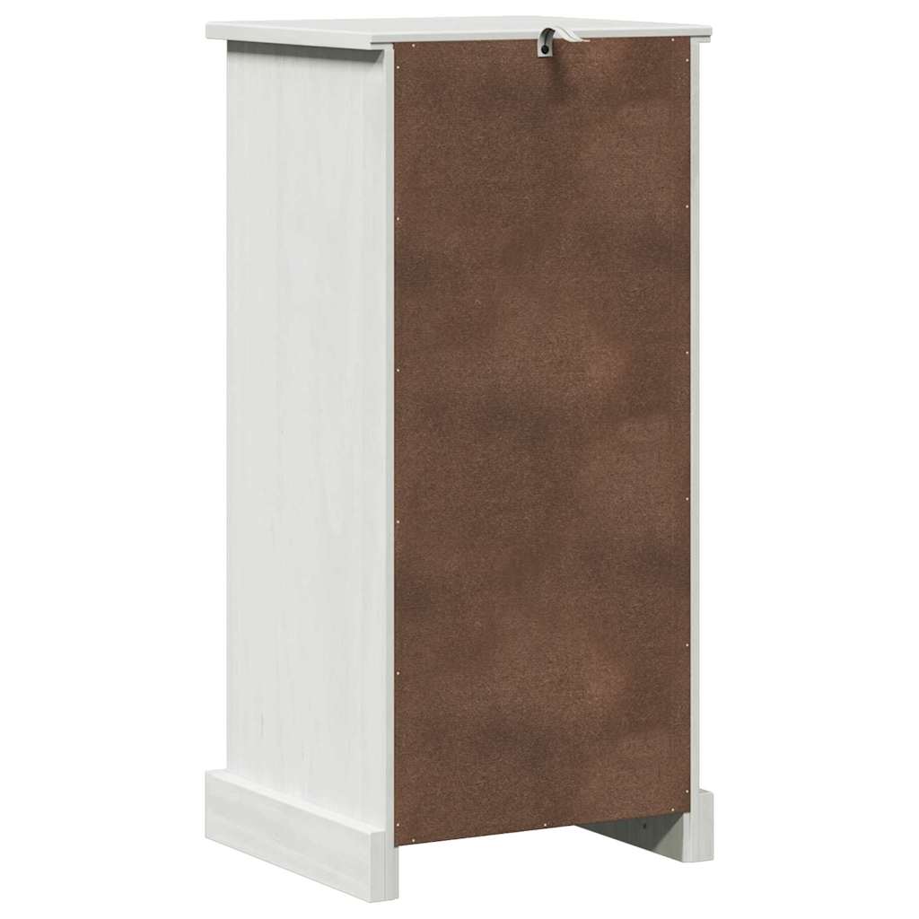 vidaXL Badezimmerschrank VIGO Weiß und Antikweiß 37,5 x 34 x 80 cm