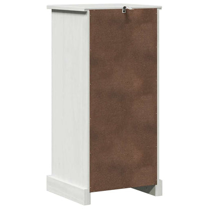 vidaXL Badezimmerschrank VIGO Weiß und Antikweiß 37,5 x 34 x 80 cm