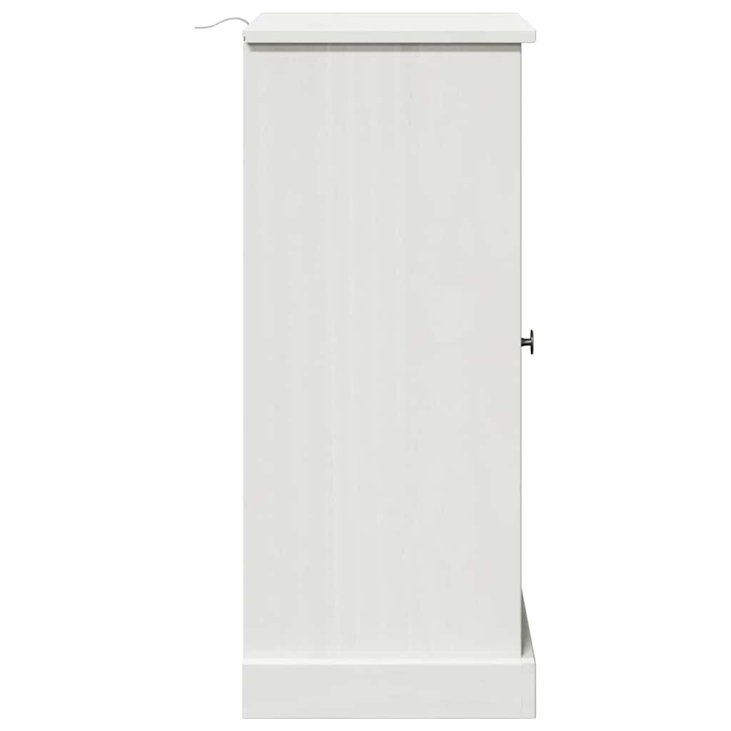 vidaXL Badezimmerschrank VIGO Weiß und Antikweiß 37,5 x 34 x 80 cm