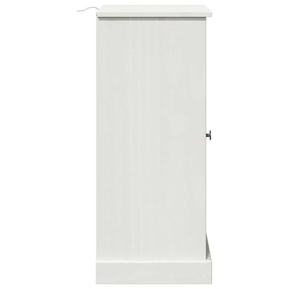 vidaXL Badezimmerschrank VIGO Weiß und Antikweiß 37,5 x 34 x 80 cm