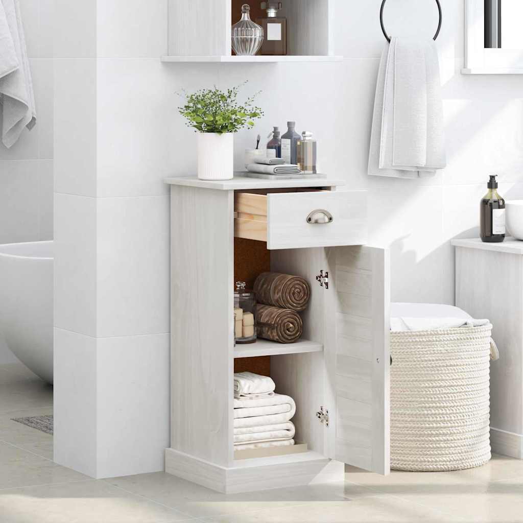 vidaXL Badezimmerschrank VIGO Braun und Honigbraun 37,5 x 34 x 80 cm