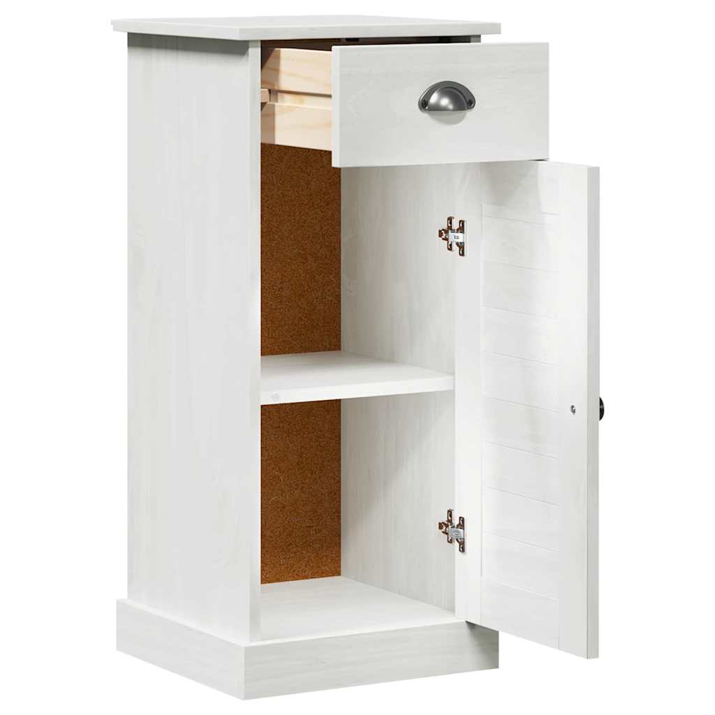 vidaXL Badezimmerschrank VIGO Braun und Honigbraun 37,5 x 34 x 80 cm