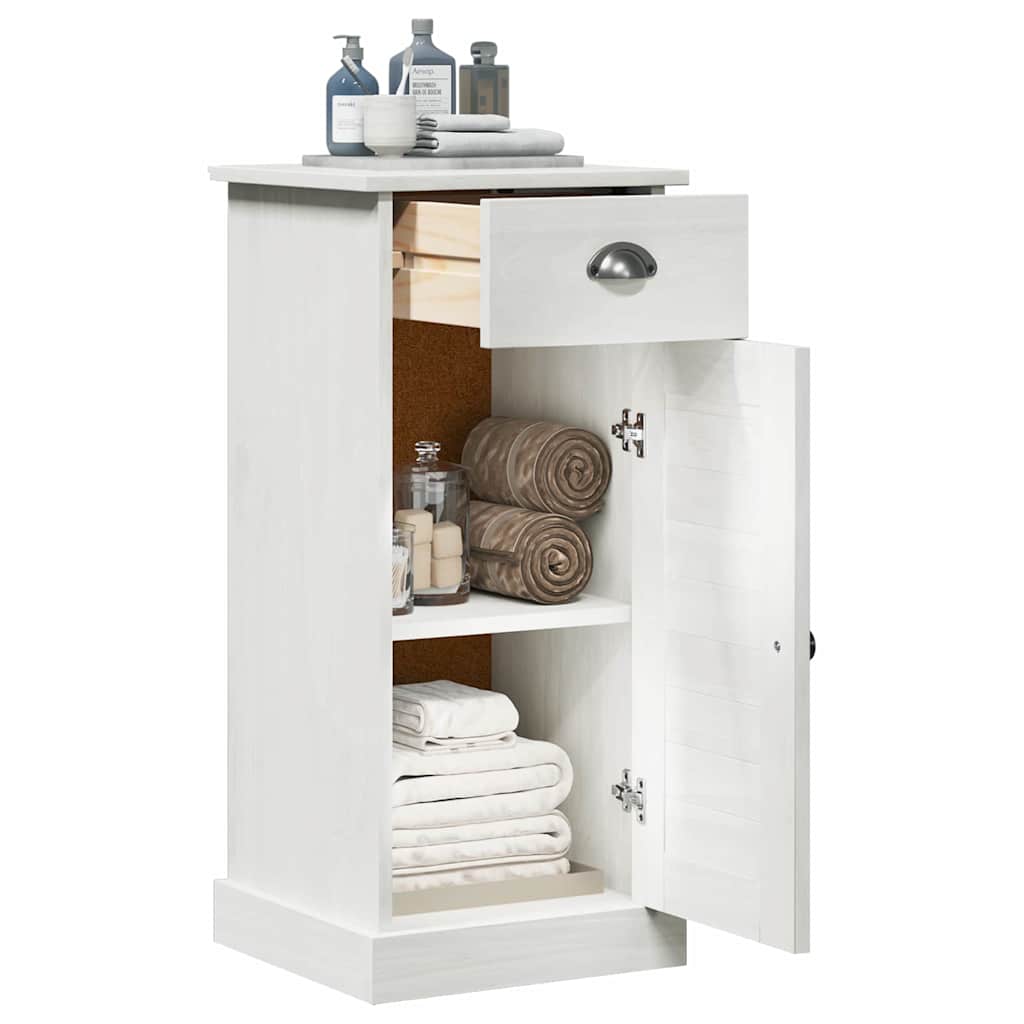 vidaXL Badezimmerschrank VIGO Braun und Honigbraun 37,5 x 34 x 80 cm