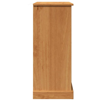 vidaXL Badezimmerschrank VIGO Braun und Honigbraun 68 x 34 x 80 cm