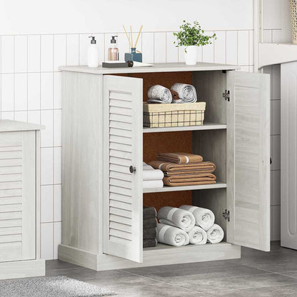 vidaXL Badezimmerschrank VIGO Weiß und Antikweiß 68 x 34 x 80 cm