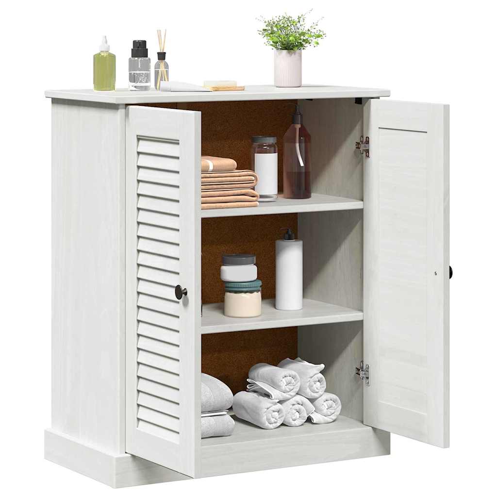 vidaXL Badezimmerschrank VIGO Weiß und Antikweiß 68 x 34 x 80 cm