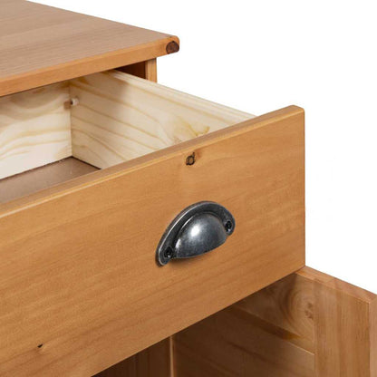 vidaXL Badezimmerschrank VIGO Braun und Honigbraun 68 x 34 x 80 cm