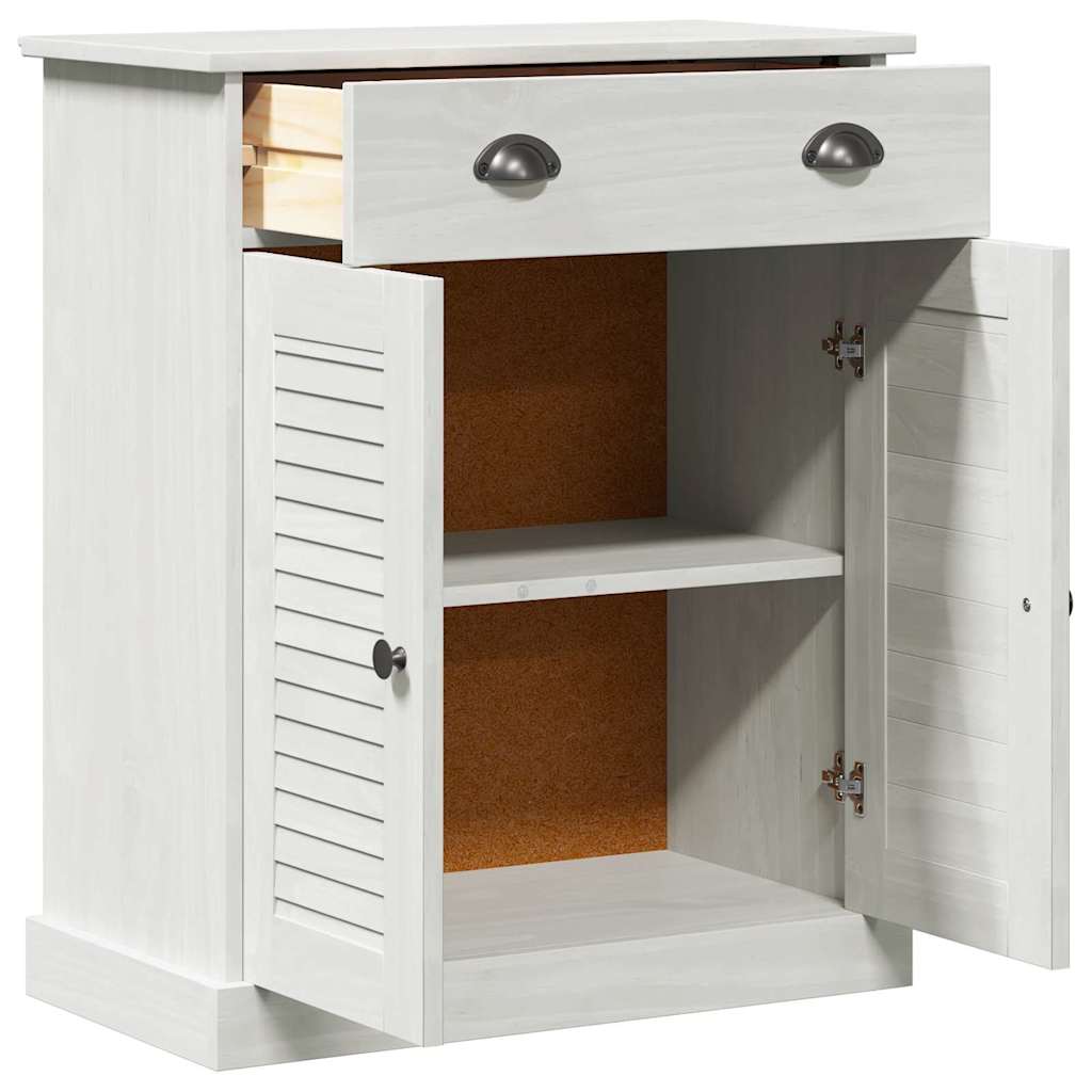 vidaXL Badezimmerschrank VIGO Weiß und Antikweiß 68 x 34 x 80 cm
