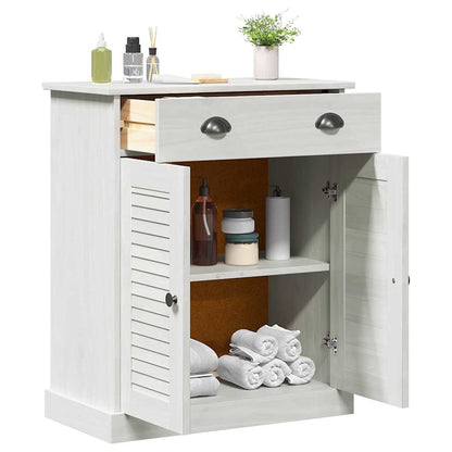 vidaXL Badezimmerschrank VIGO Weiß und Antikweiß 68 x 34 x 80 cm