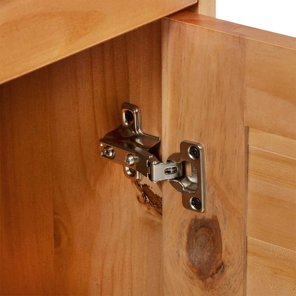 vidaXL Badezimmerschrank VIGO Braun und Honigbraun 37 x 34 x 110 cm