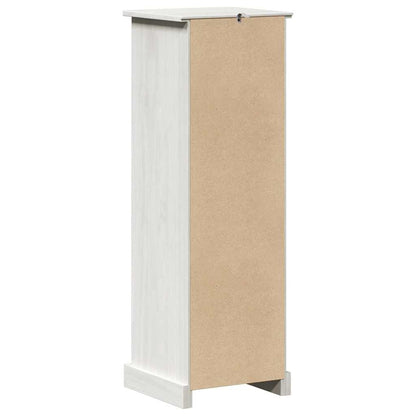 vidaXL Badezimmerschrank VIGO Weiß und Antikweiß 37 x 34 x 110 cm