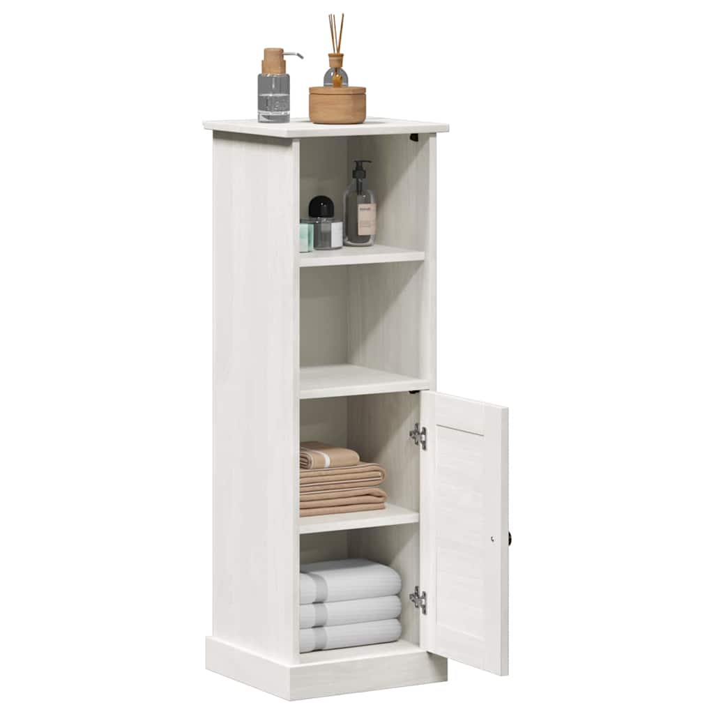 vidaXL Badezimmerschrank VIGO Weiß und Antikweiß 37 x 34 x 110 cm