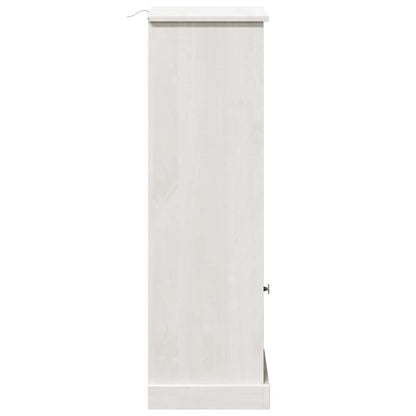 vidaXL Badezimmerschrank VIGO Weiß und Antikweiß 37 x 34 x 110 cm