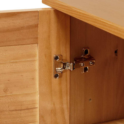 vidaXL Badezimmerschrank VIGO Braun und Honigbraun 68 x 34 x 110 cm